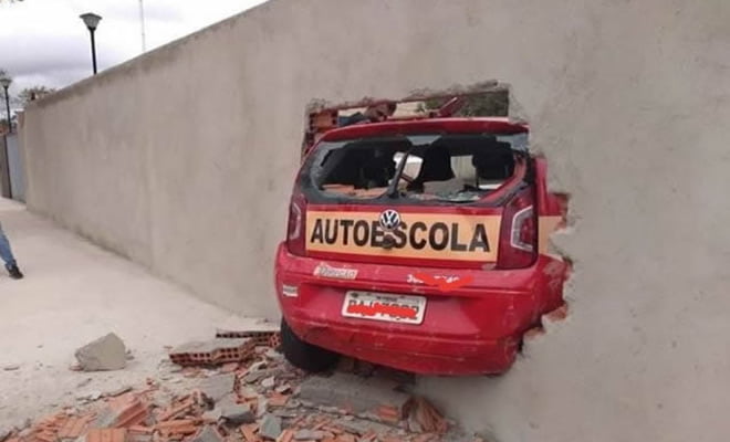 Primeira aula na auto escola