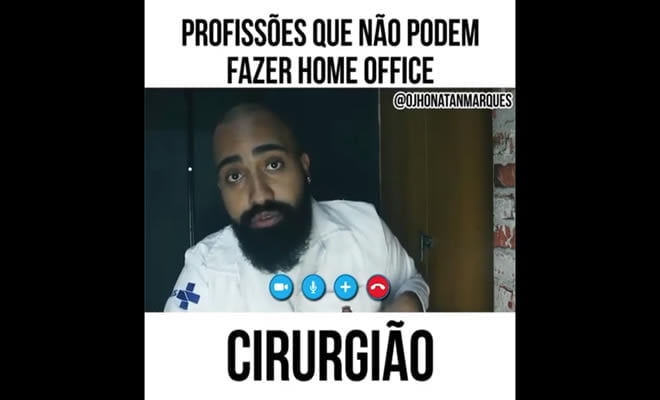 Profissões que não podem fazer home office