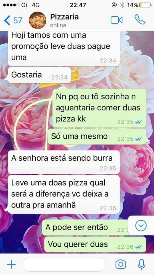 A senhora esta sendo burra