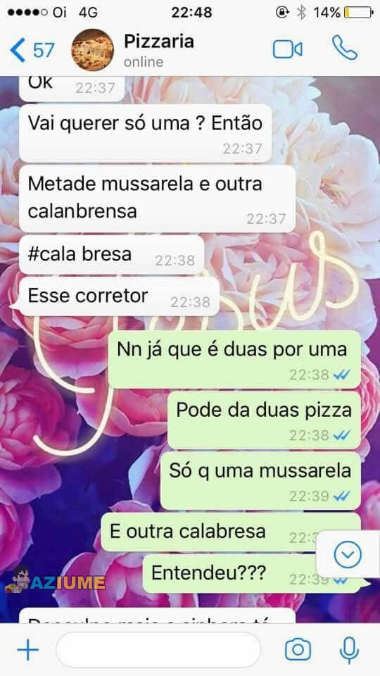 A senhora esta sendo burra