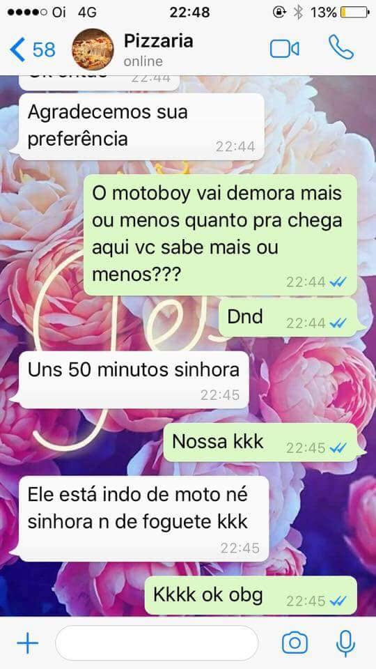 A senhora esta sendo burra