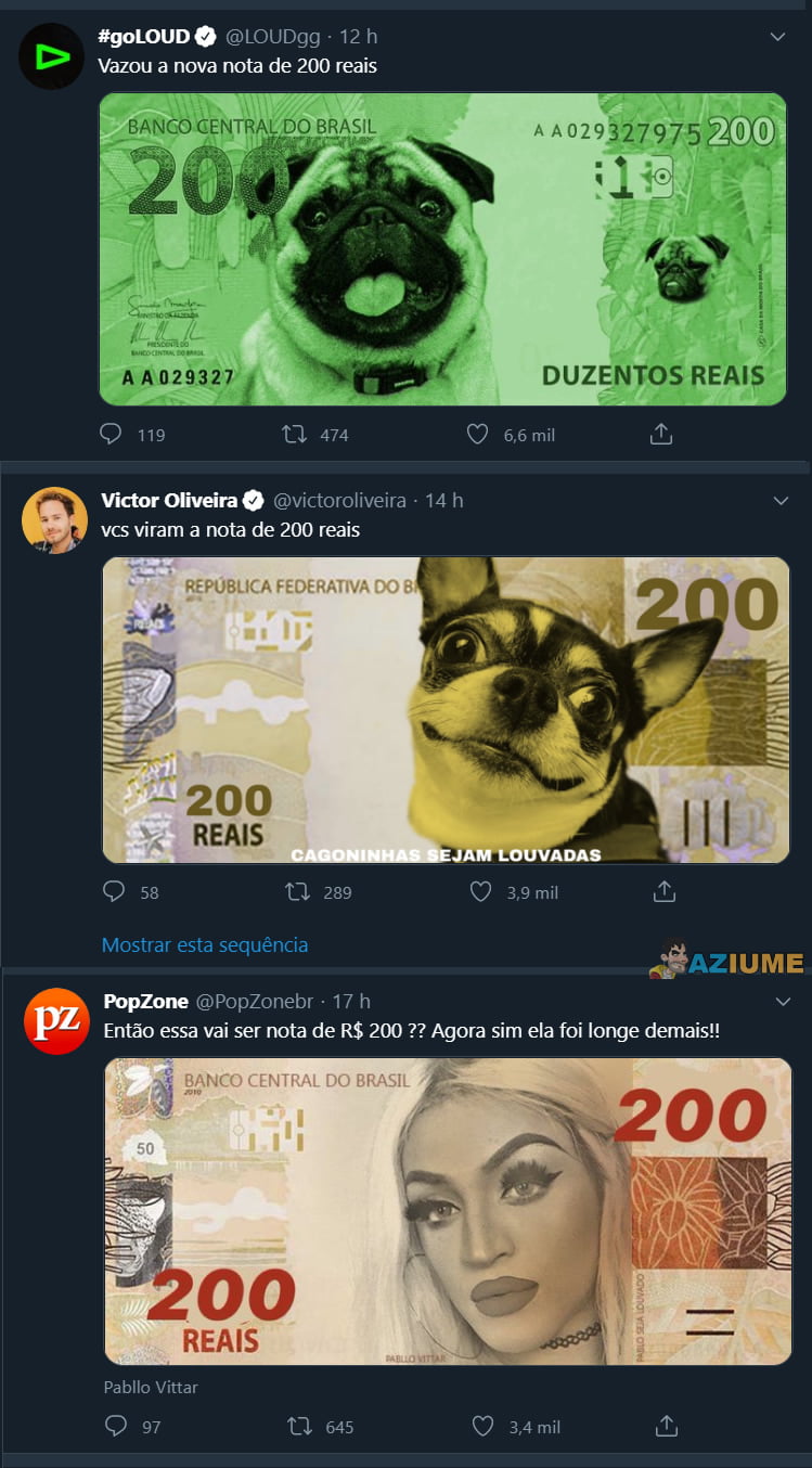 Qual você quer ver na nota de 200 reais?