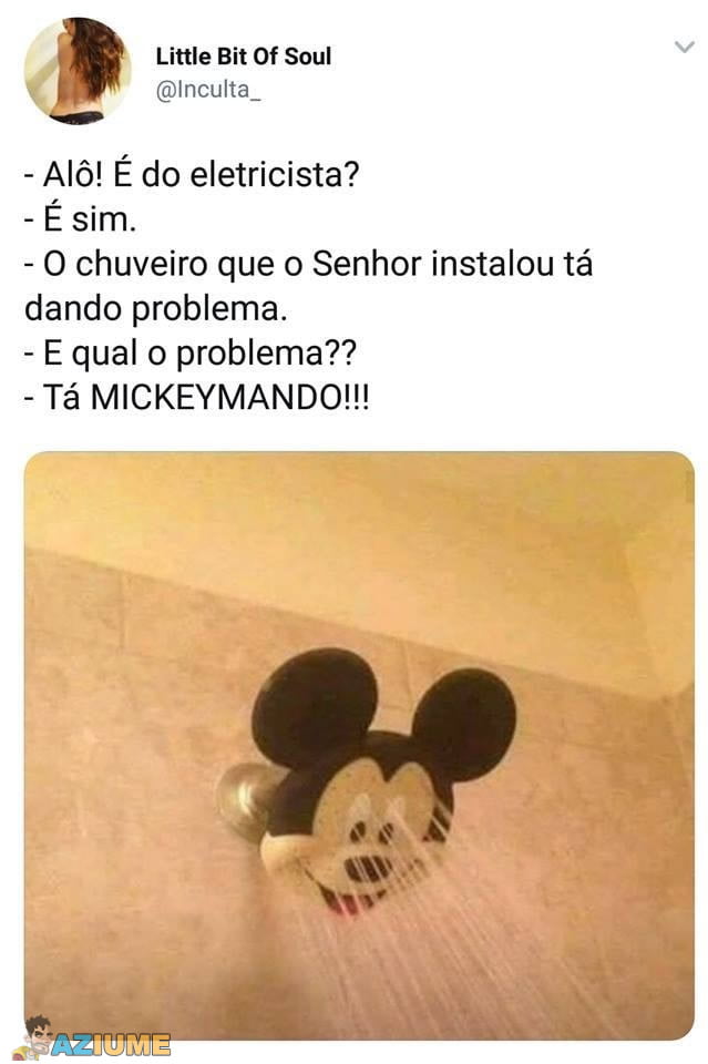 Quando a água tá no ponto de fazer miojo