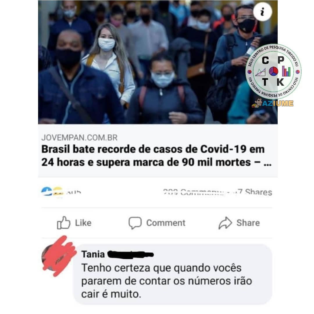 Brasil bate recorde de casos de Covid-19