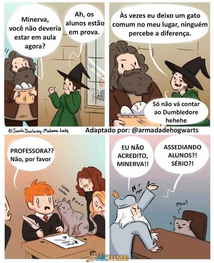 Enquanto isso em Hogwarts