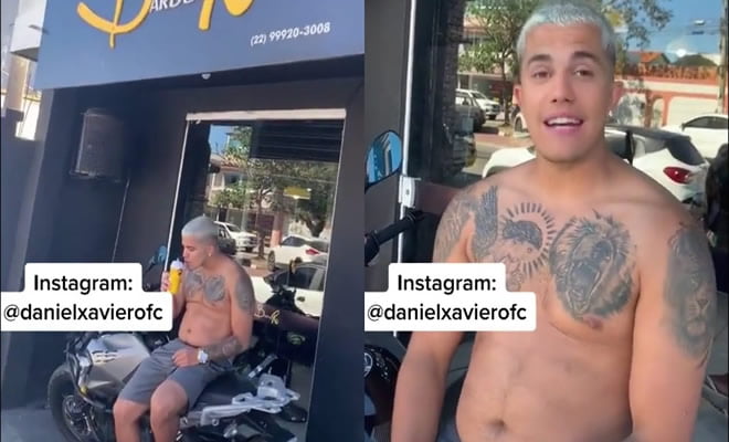 Justin Bieber esperando pra cortar o cabelo Justin Bieber esperando pra cortar o cabelo