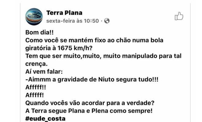 A farsa dos terra redonditas está acabada!