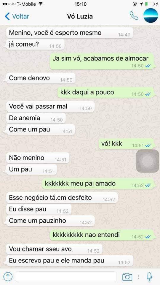 Aquela conversa com a Vó Luiza