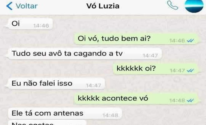 Aquela conversa com a Vó Luiza Aquela conversa com a Vó Luiza