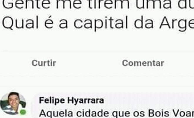 Qual é a capital da Argentina? Qual é a capital da Argentina?