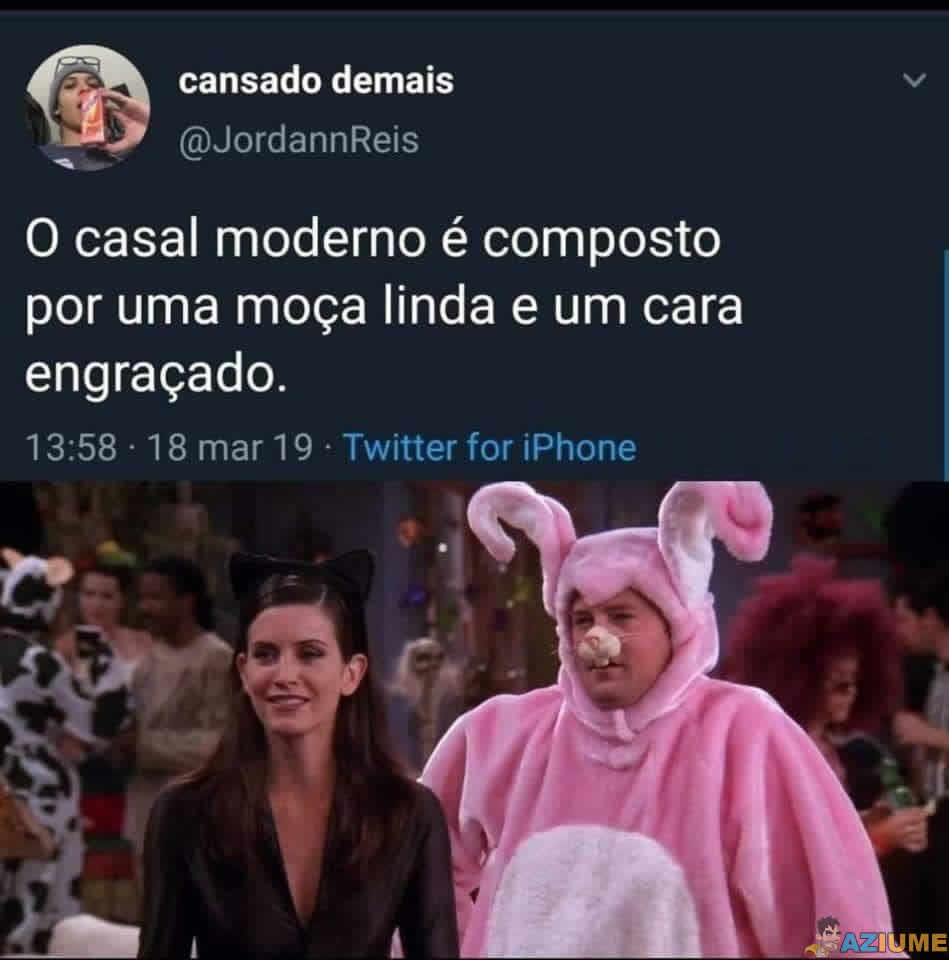O casal moderno é composto