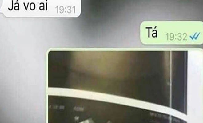 Quando sua namorada envia uma mensagem sutilmente