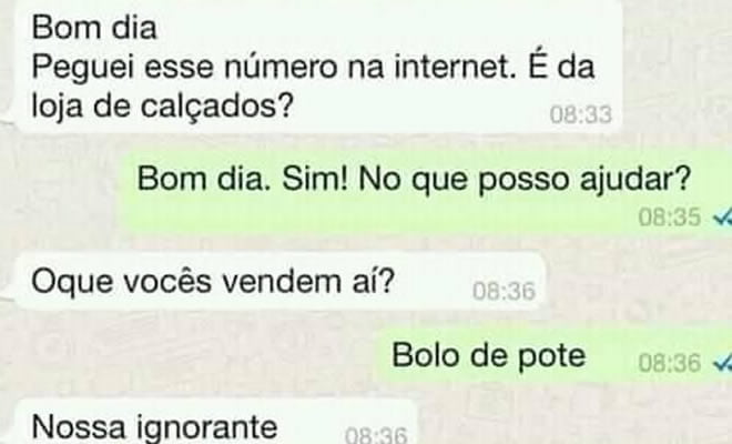 Será que esse vendedor é de capricórnio? Será que esse vendedor é de capricórnio?