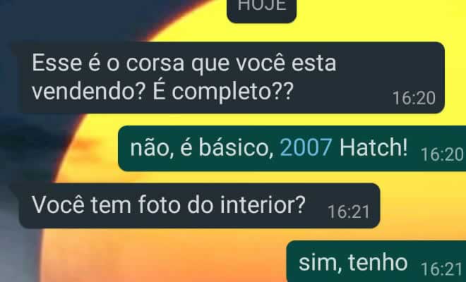 Você tem foto do interior? Você tem foto do interior?