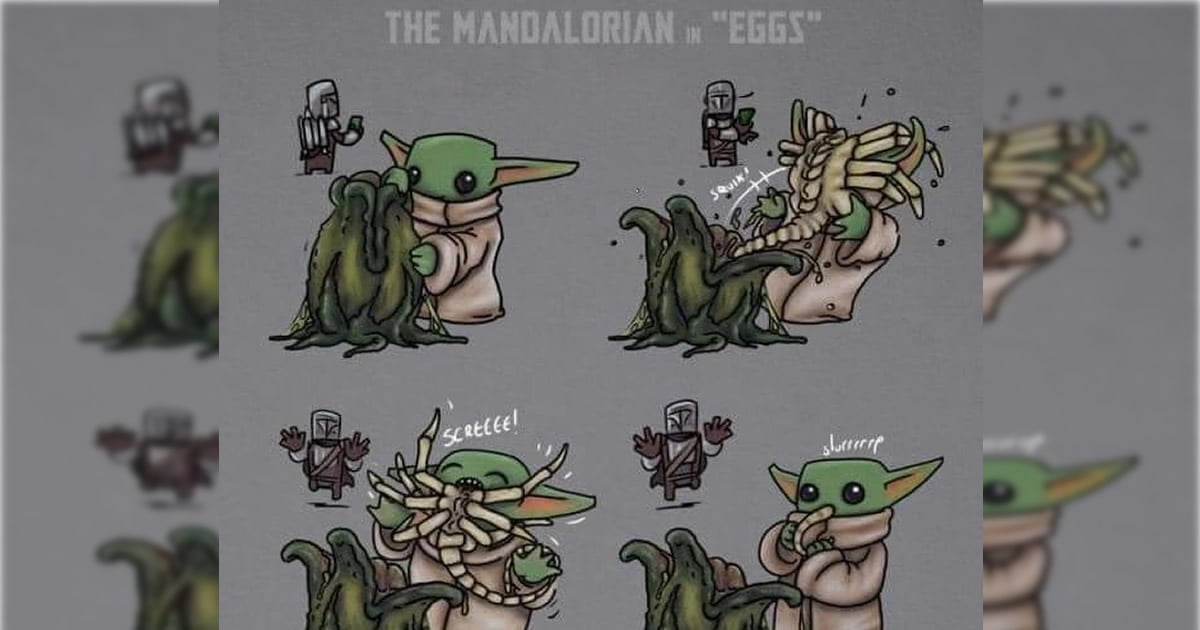 Enquanto isso o Baby Yoda Enquanto isso o Baby Yoda