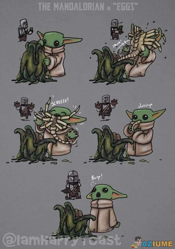 Enquanto isso o Baby Yoda