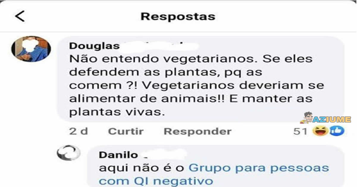 Não entendo vegetarianos Não entendo vegetarianos