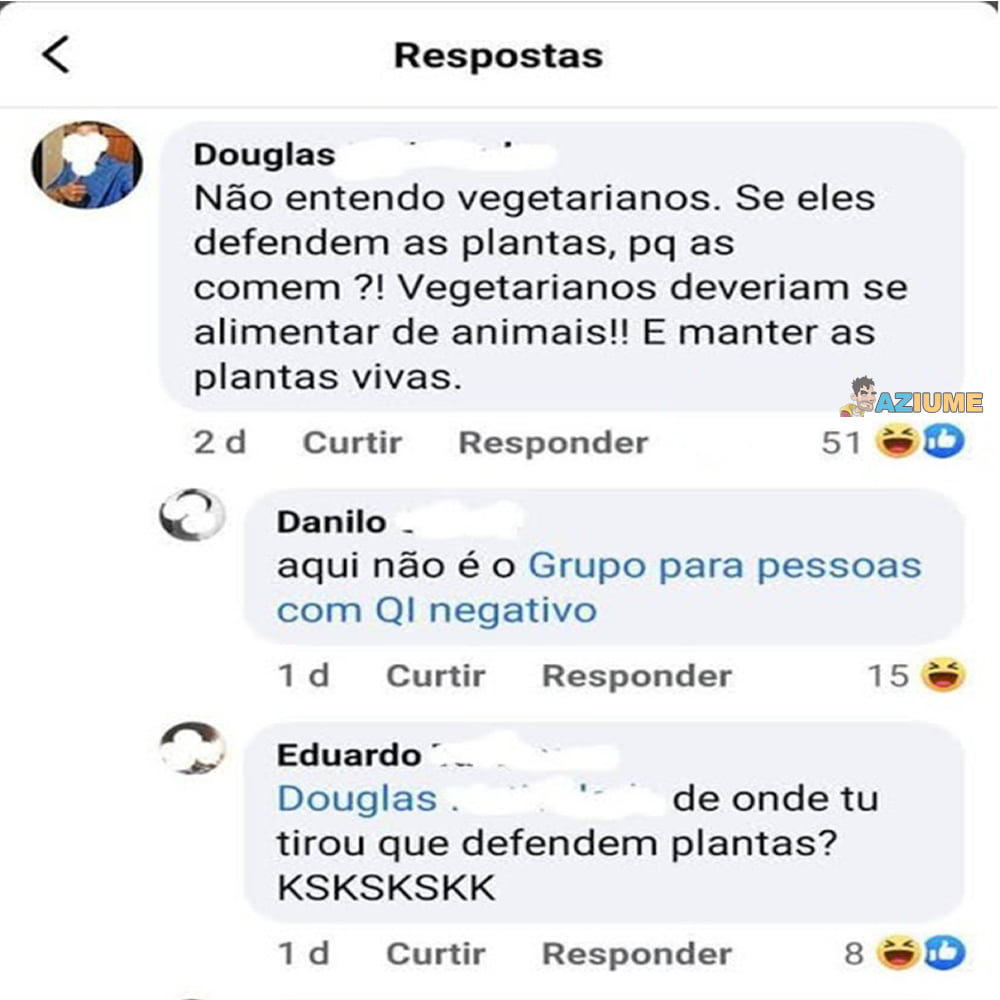 Não entendo vegetarianos