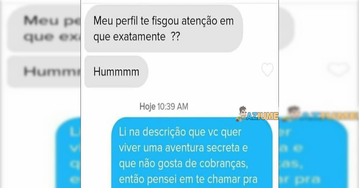 Presta atenção na descrição do perfil Presta atenção na descrição do perfil
