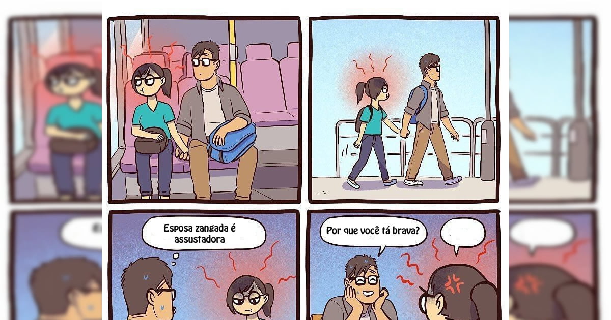 Quando ela fica brava da até medo