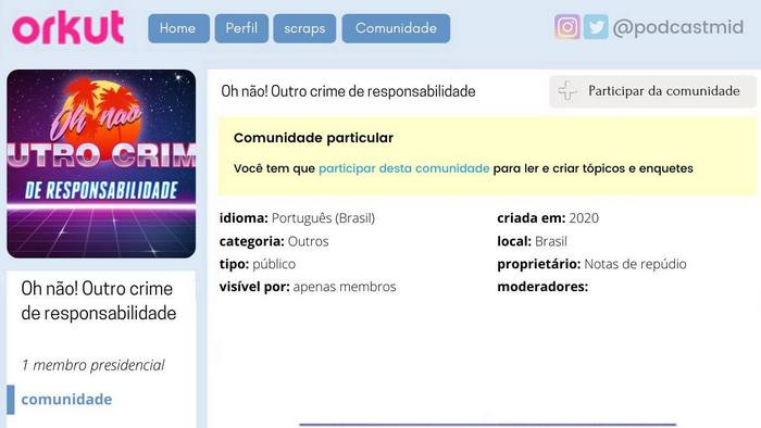 Comunidades do Orkut que eu criaria em 2021 Comunidades do Orkut que eu criaria em 2021