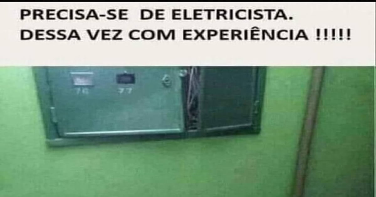 Precisa-se de eletricista