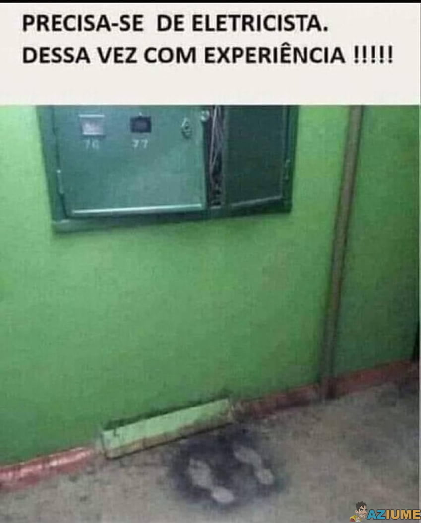 Precisa-se de eletricista Precisa-se de eletricista