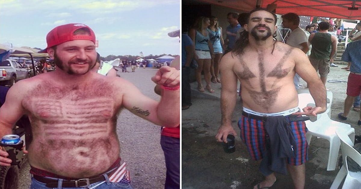 A arte do cabelo no peito é a autoexpressão perfeita durante a quarentena