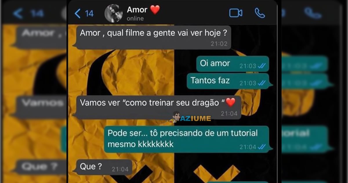 Quando sua namorada demora para entender a piada