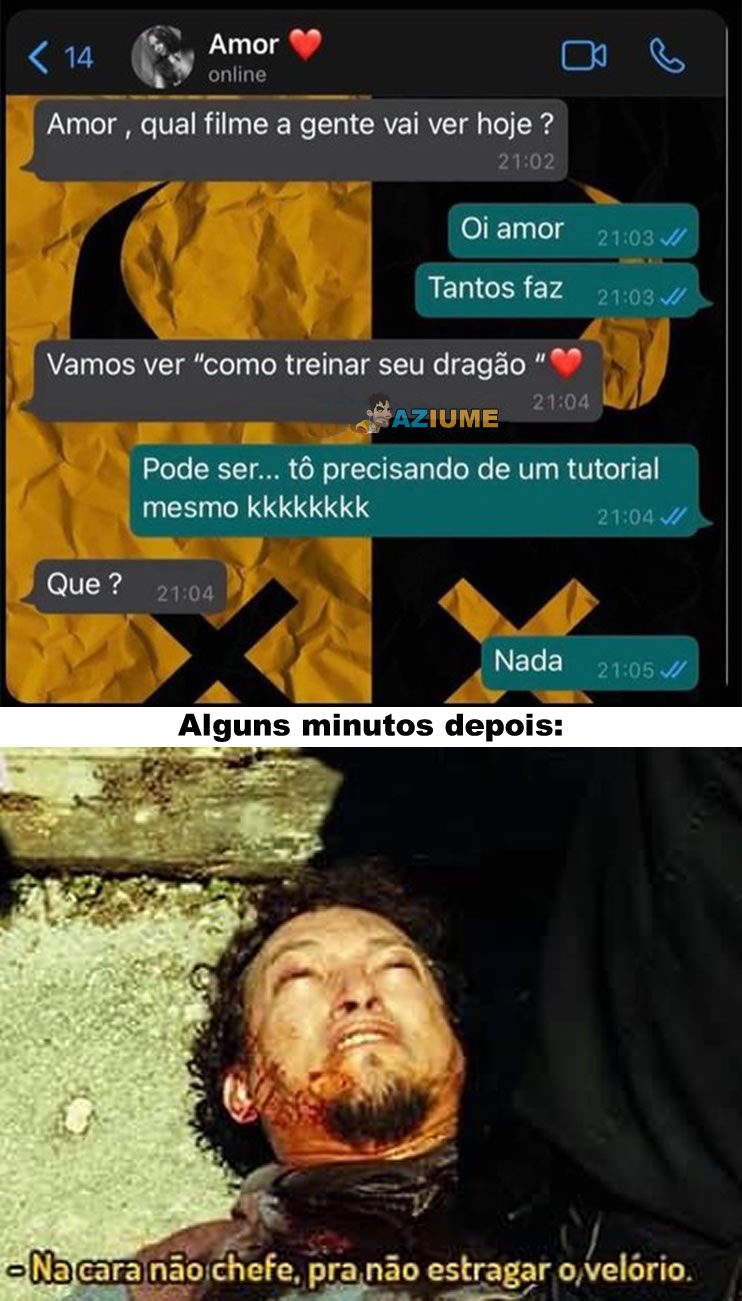 Quando sua namorada demora para entender a piada