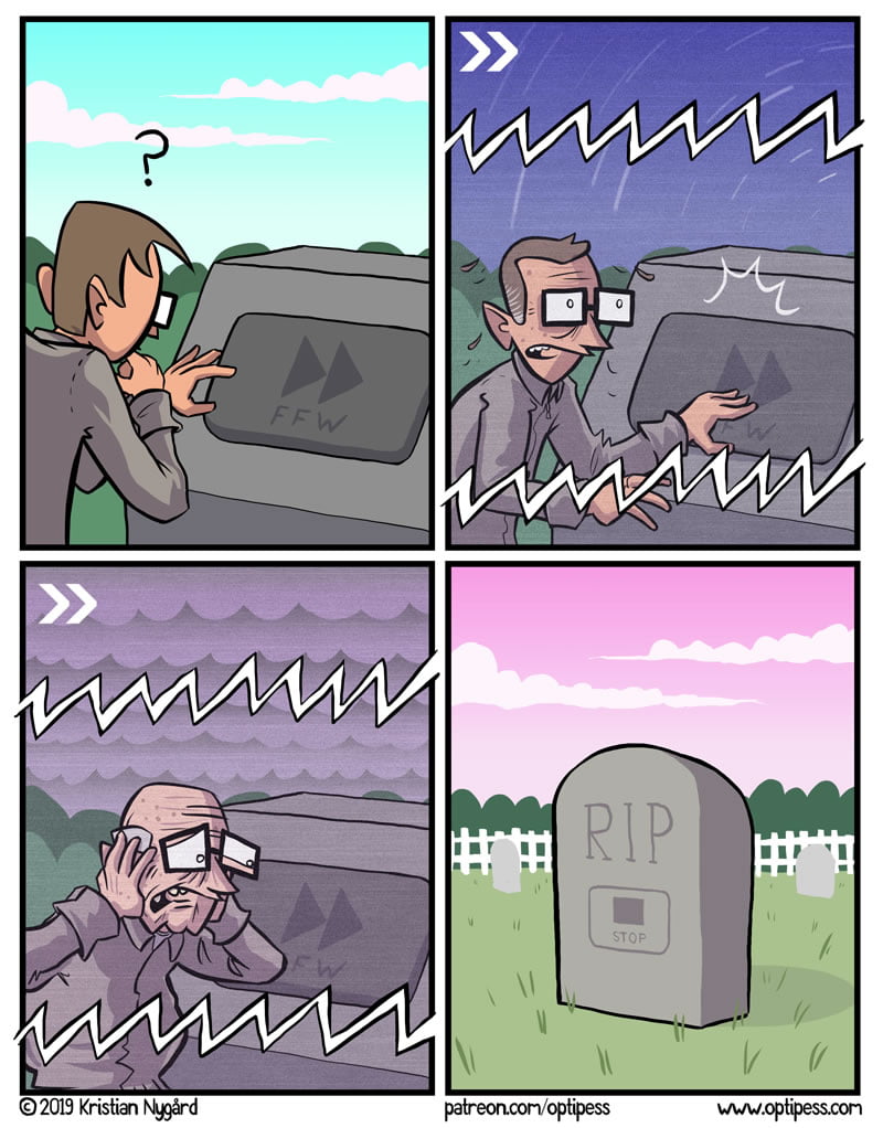 A vida passa muito rápido