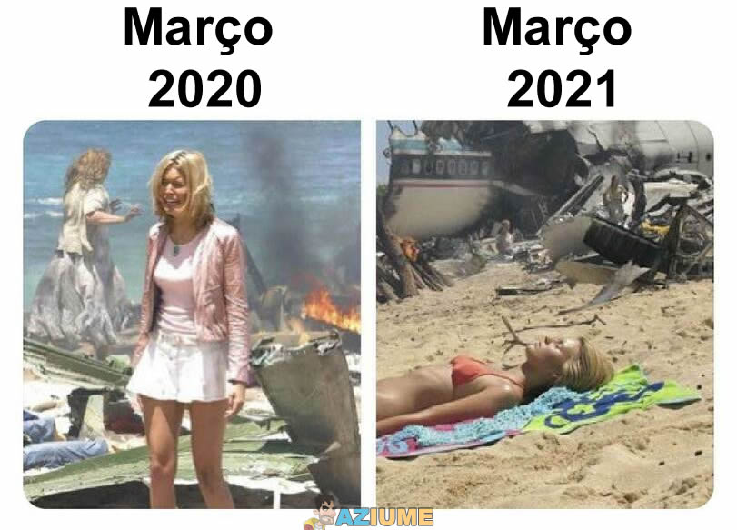 Diferença entre Março de 2020 e 2021