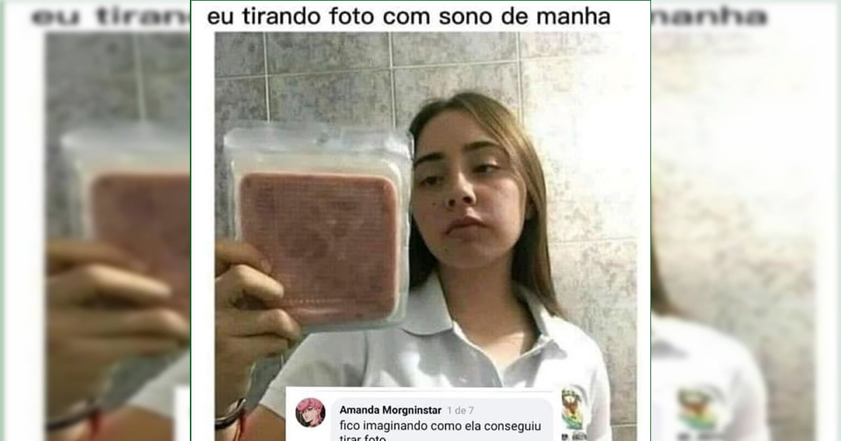 Eu tirando foto com sono de manhã Eu tirando foto com sono de manhã