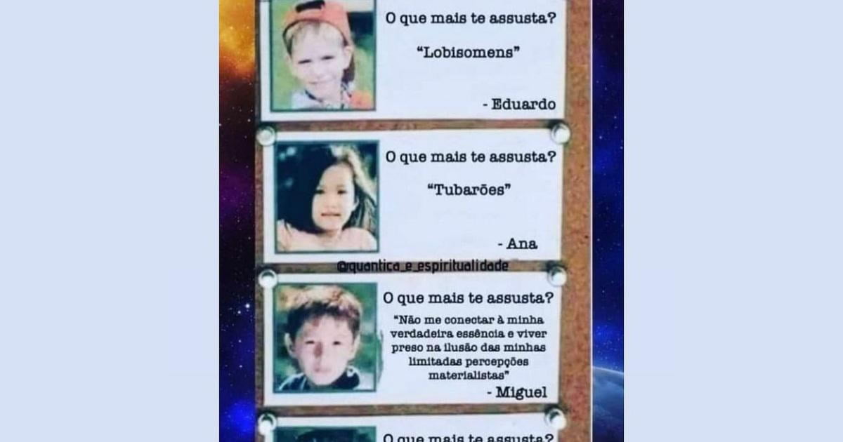 O que mais te assusta? O que mais te assusta?