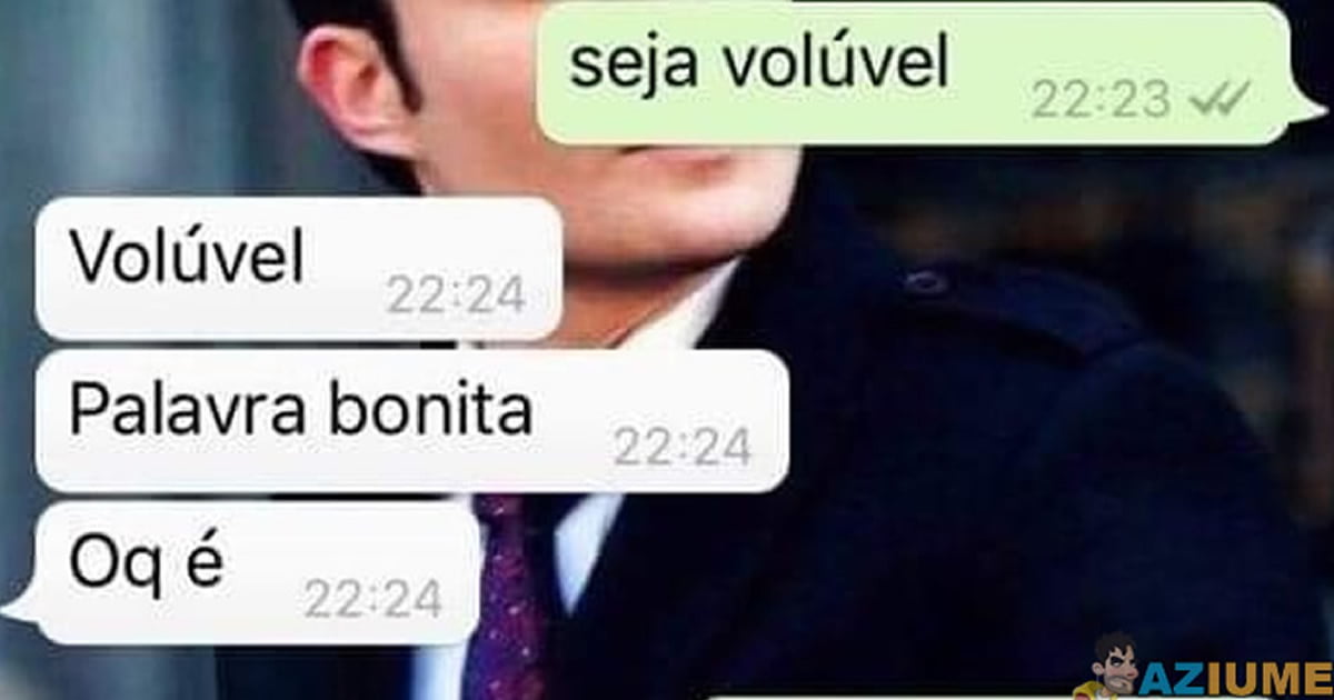 Volúvel uma palavra bonita