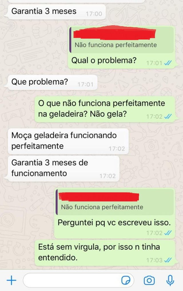 A falta do uso da vírgula e seus problemas