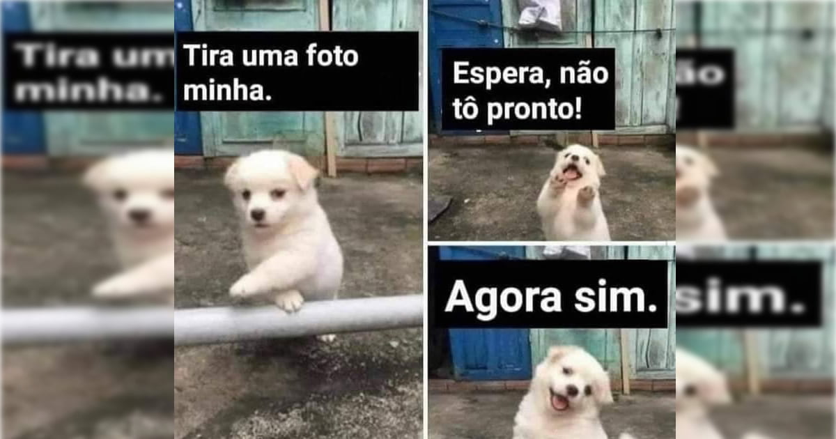 Minha namorada tira uma foto minha