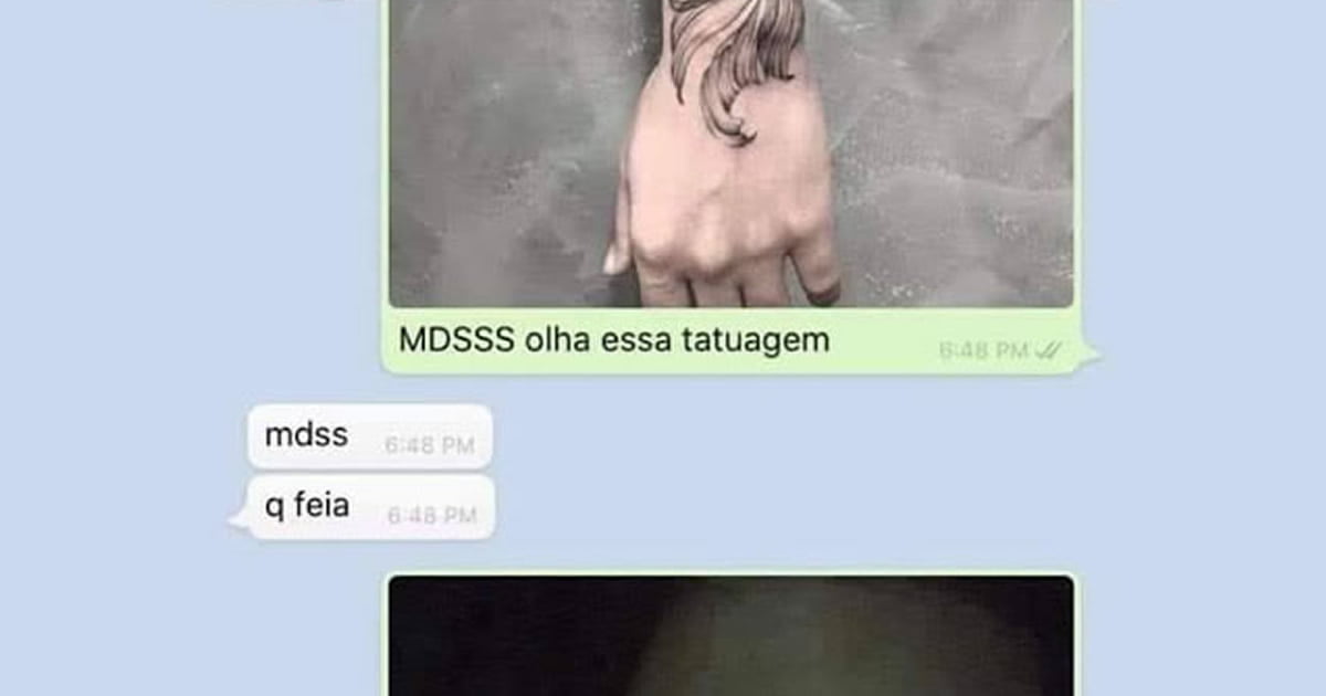 Que tatuagem feia