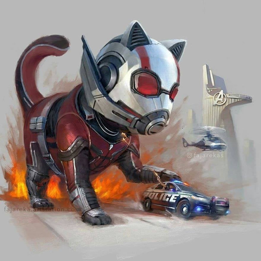 E se os Vingadores fossem gatos... VinGATOres