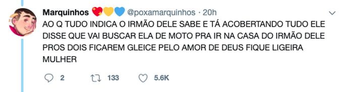 História de traição contada no Twitter acabou de um jeito chato
