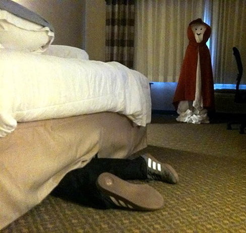 Pequenas zueiras para fazer em hotel