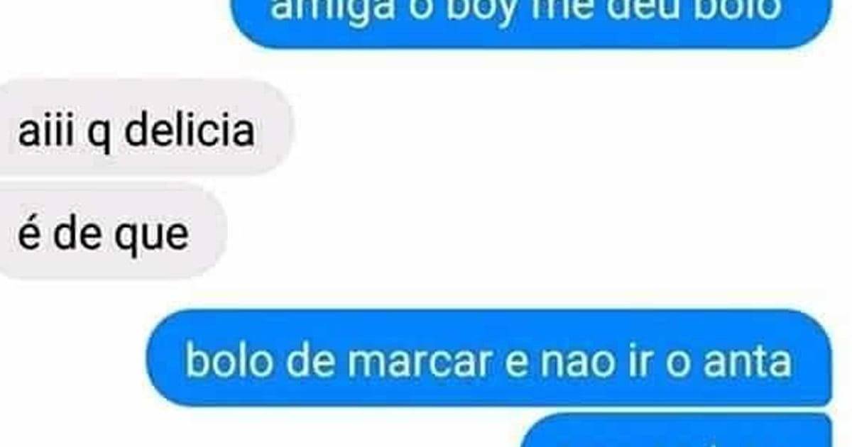 Quando você ganha um bolo