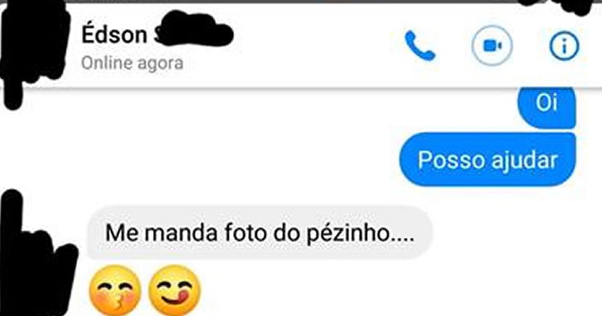 Coisas estranhas que aparece no chat do Facebook