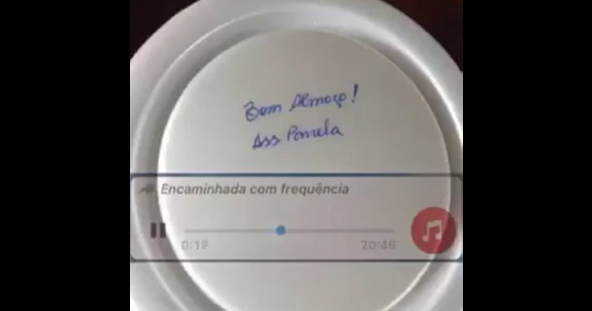 Aquela treta antes do almoço