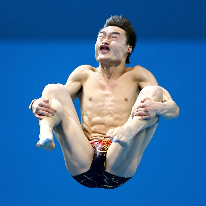 Mergulho olímpico masculino tem as melhores caretas