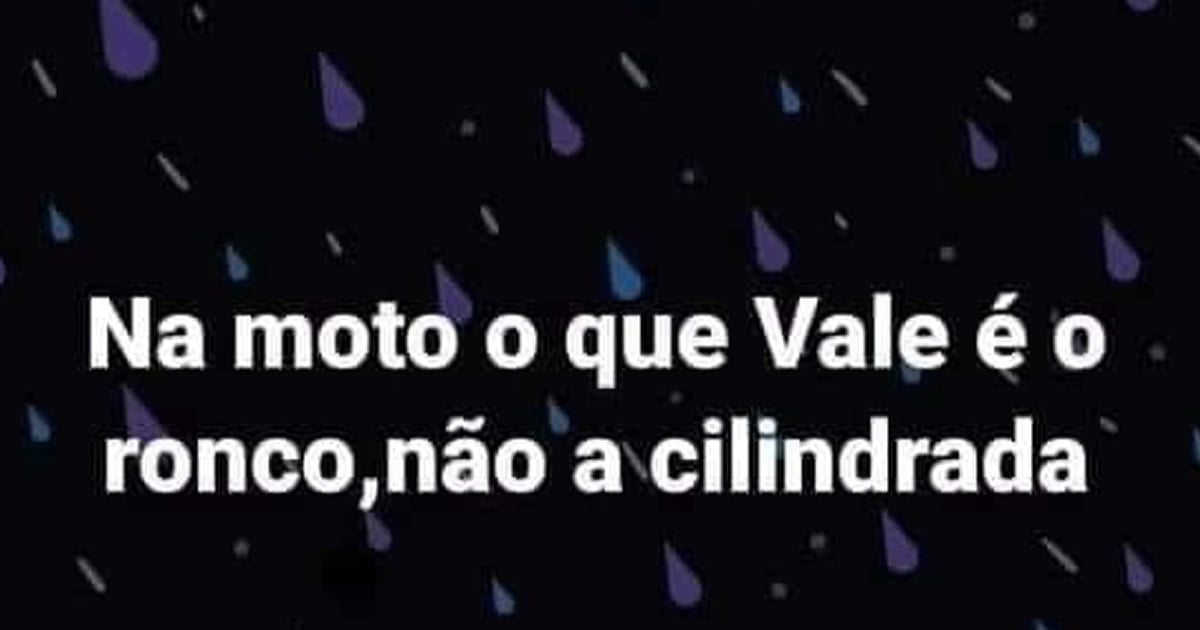 O que é importante na moto O que é importante na moto