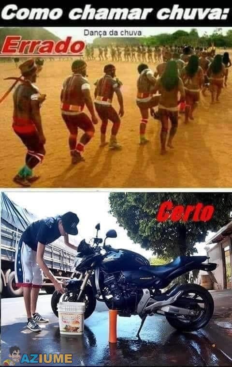 Como chamar a chuva