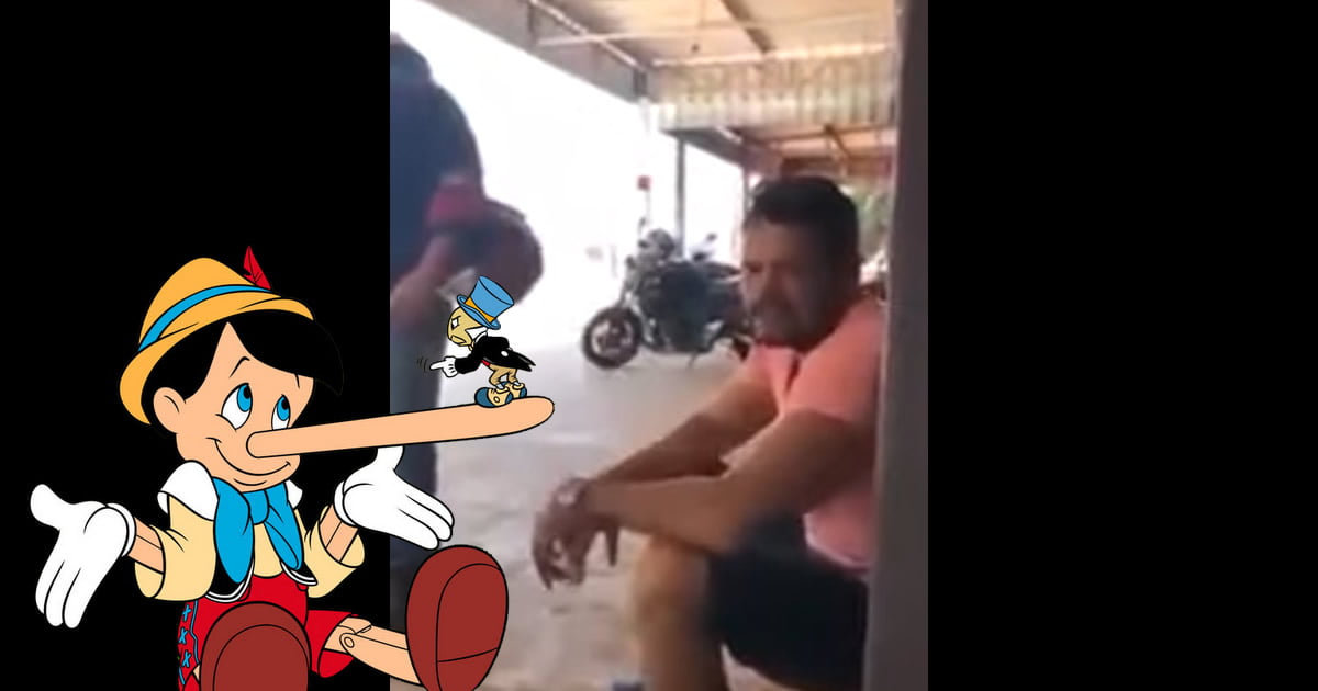 Pescador é mentiroso, mas motoqueiro Pescador é mentiroso, mas motoqueiro