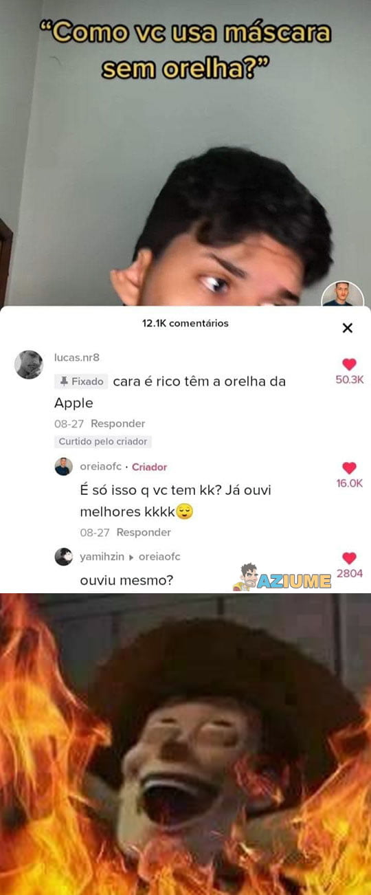 Quando você tem uma orelha da Apple