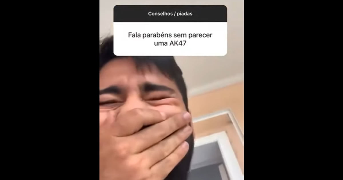 Fala parabéns sem parecer uma AK47 Fala parabéns sem parecer uma AK47